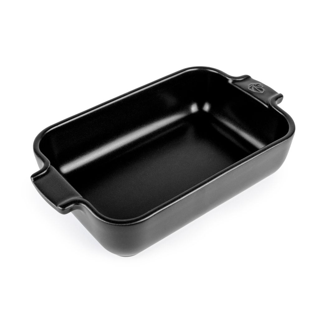 Plat à four rectangle noir 22 cm - Visuel 0